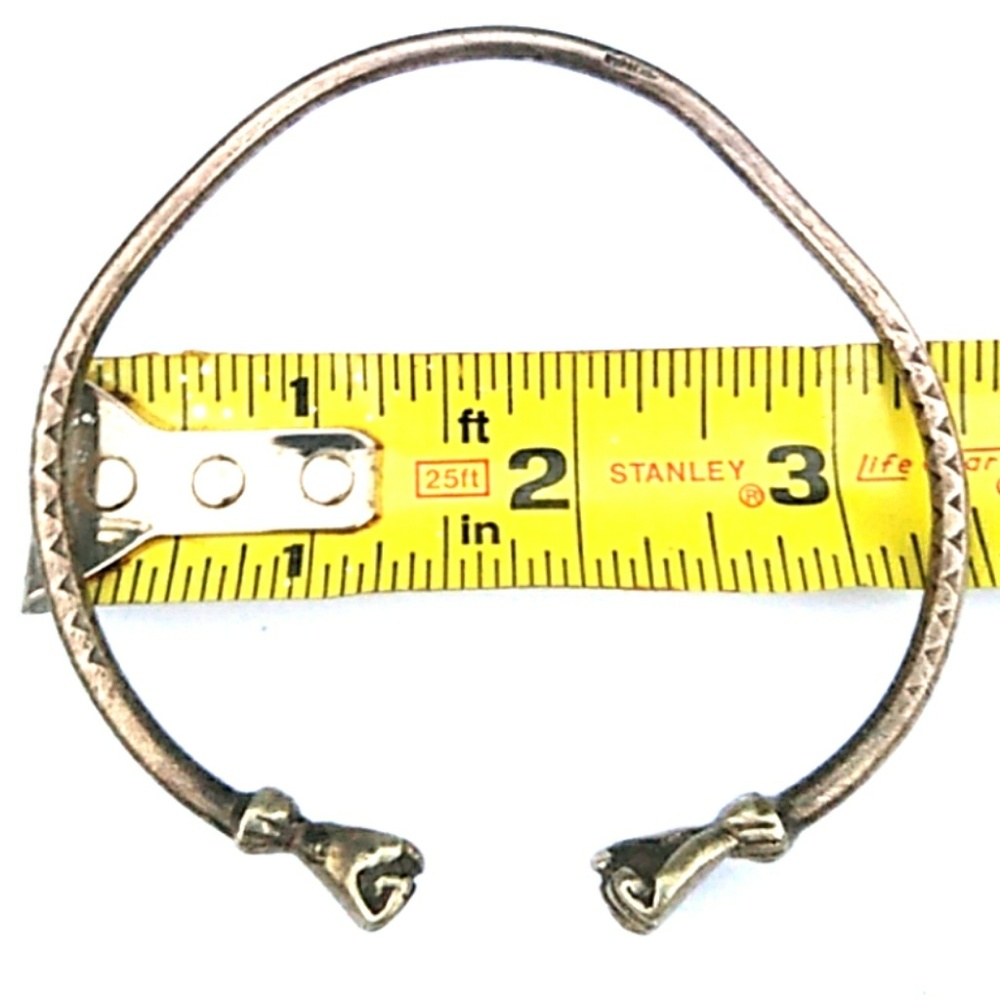 Vintage Solid 925 Sterling Silver Arm/ Cuff - Picture 2 of 4